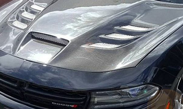 Custom Dodge Charger  Sedan Hood (2015 - 2023) - $1090.00 (Part #DG-028-HD)